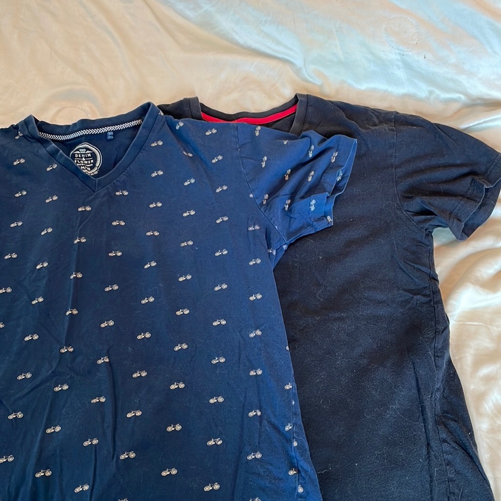 V-Neck Bundle! Denim & Flower, Polo Ralph Lauren, Size M